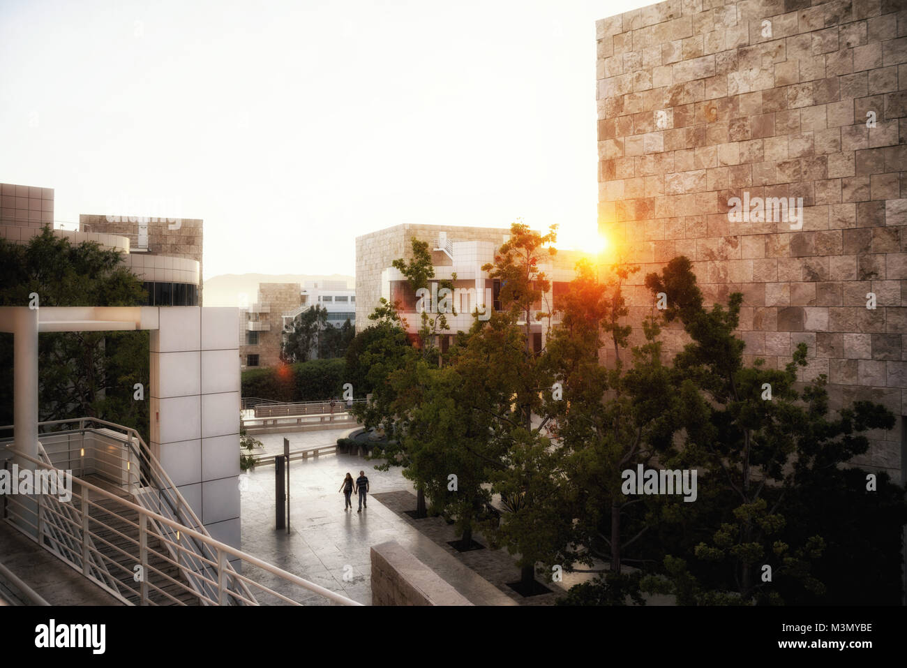 Getty Los Angeles prise en 2015 Banque D'Images