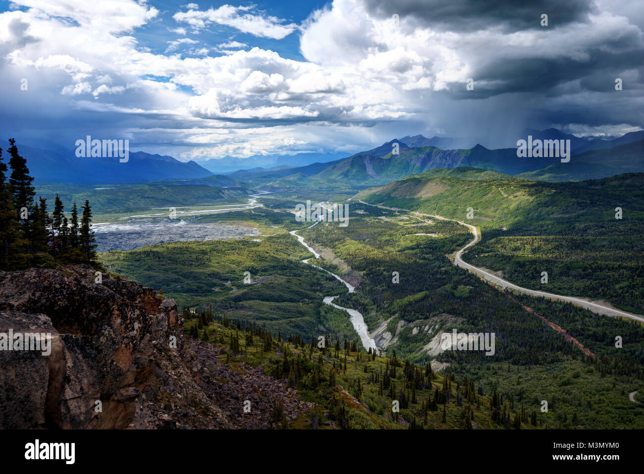 Alaska Glacier Matanuska Park prises en 2015 Banque D'Images