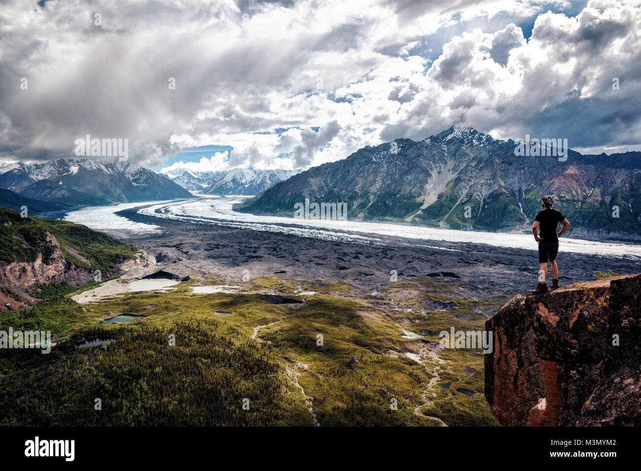 Alaska Glacier Matanuska Park prises en 2015 Banque D'Images