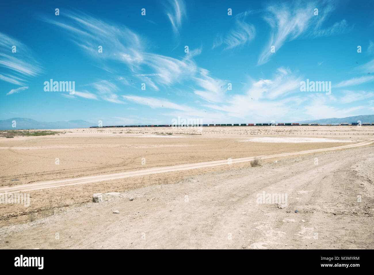 Salton Sea en Californie prises en 2015 Banque D'Images