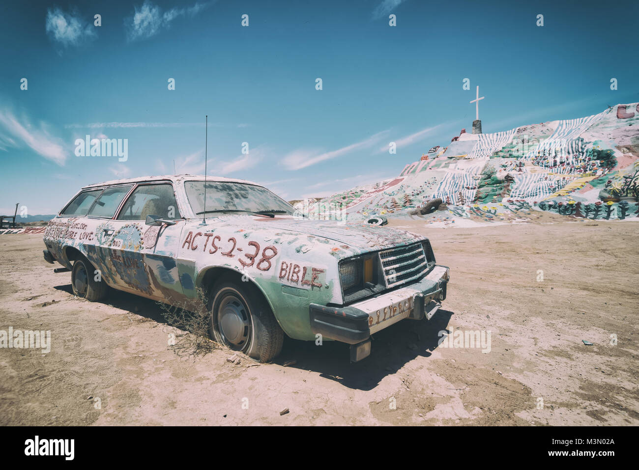 Niland, Californie - le 26 juin 2016 : Salut Mountain Californie prises en 2015 Banque D'Images