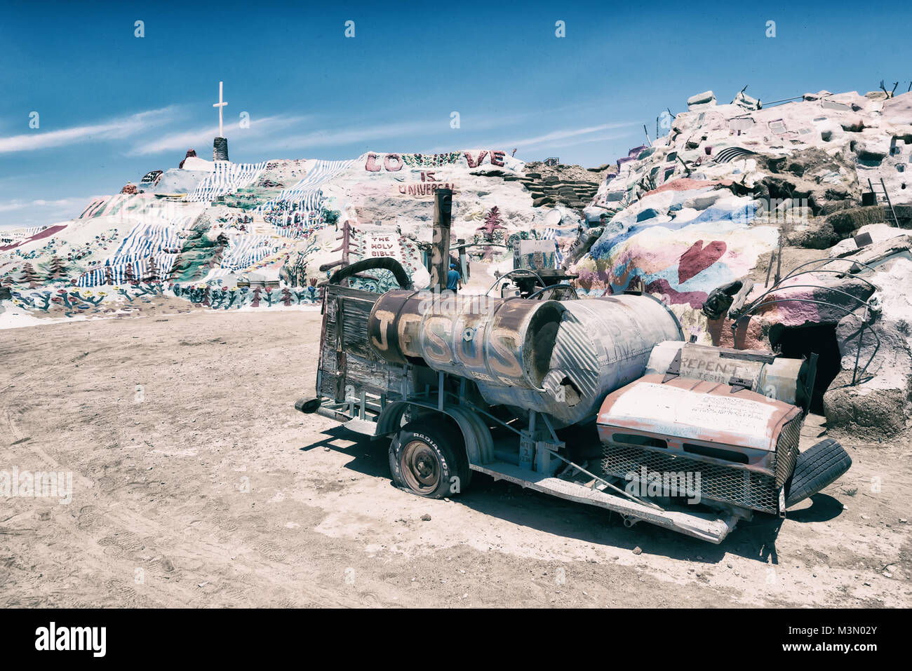 Niland, Californie - le 26 juin 2016 : Salut Mountain Californie prises en 2015 Banque D'Images