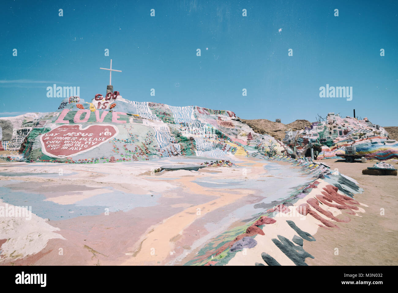 Niland, Californie - le 26 juin 2016 : Salut Mountain Californie prises en 2015 Banque D'Images