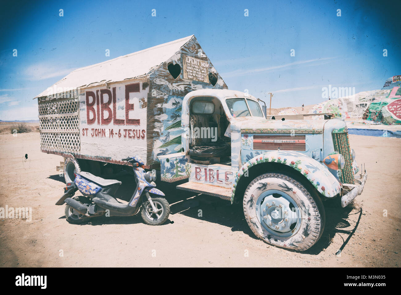 Niland, Californie - le 26 juin 2016 : Salut Mountain Californie prises en 2015 Banque D'Images