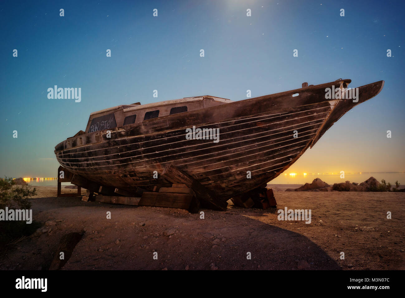 Salton Sea en Californie prises en 2015 Banque D'Images