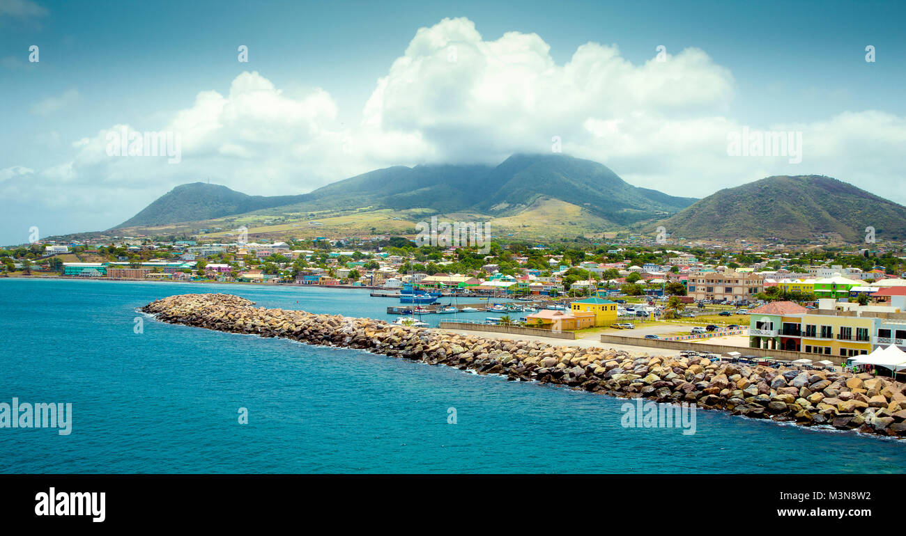 L'île de St Kitts Banque D'Images