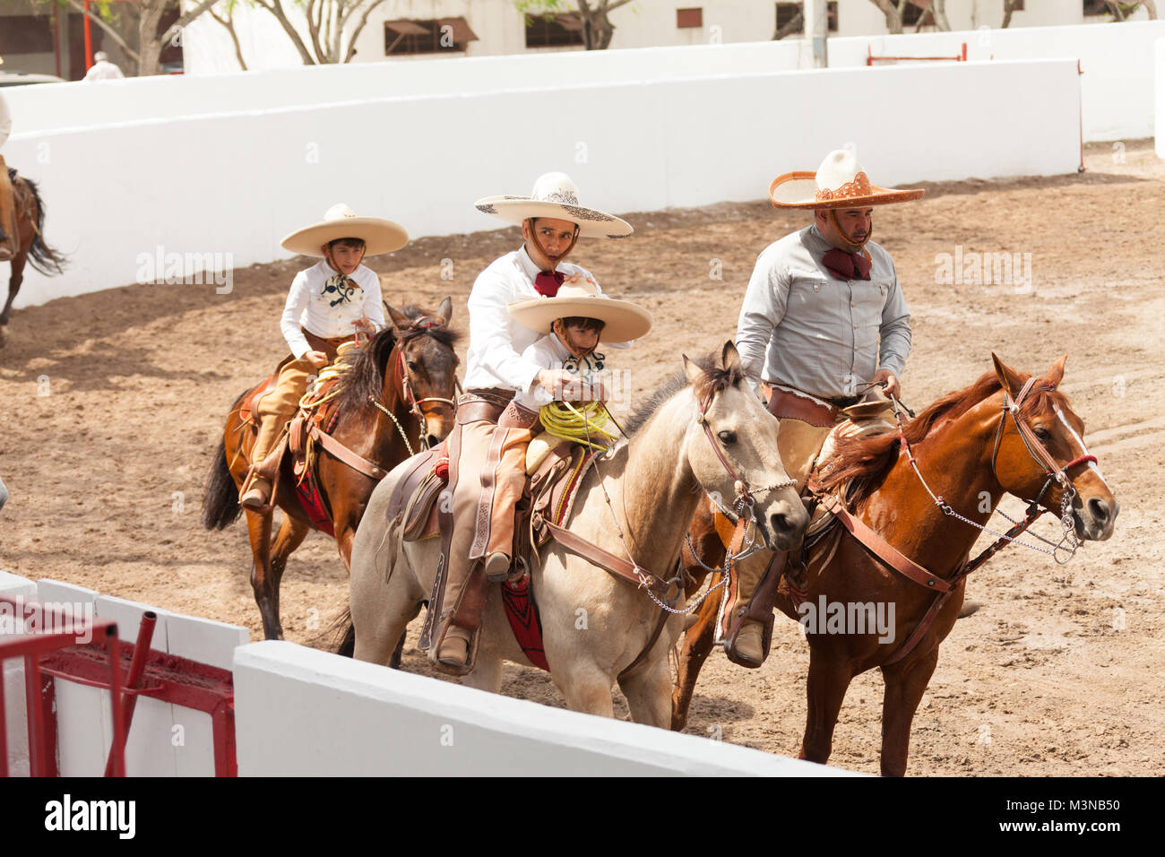 Matamoros, Tamaulipas, Mexique - Le 26 février 2017, les Fiestas Mexicanas fait partie du Charro Jours Fiesta - Fiestas Mexicanas, un bi-national pari festival Banque D'Images