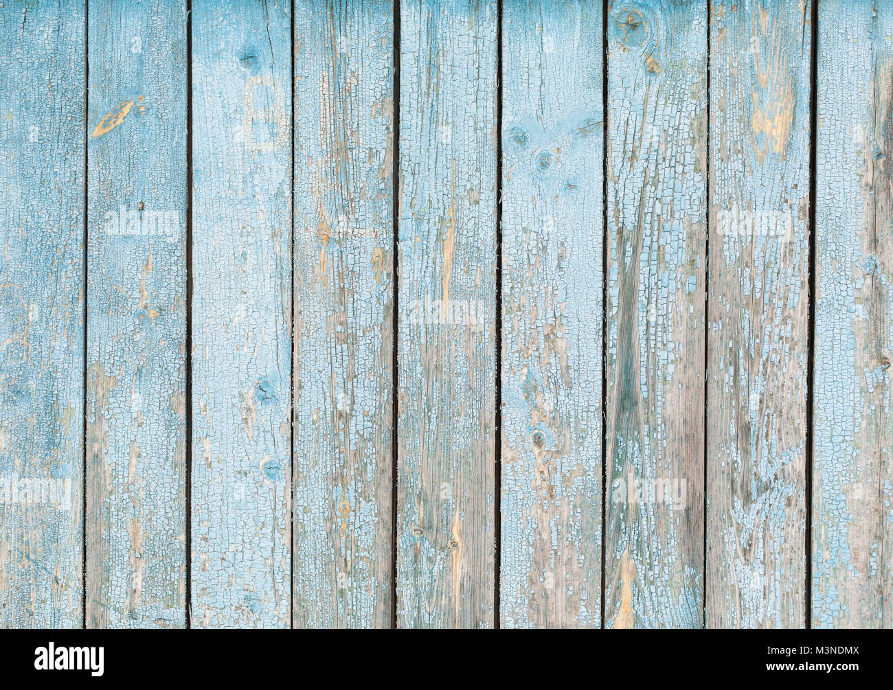 Bleu pastel wood texture background Banque D'Images