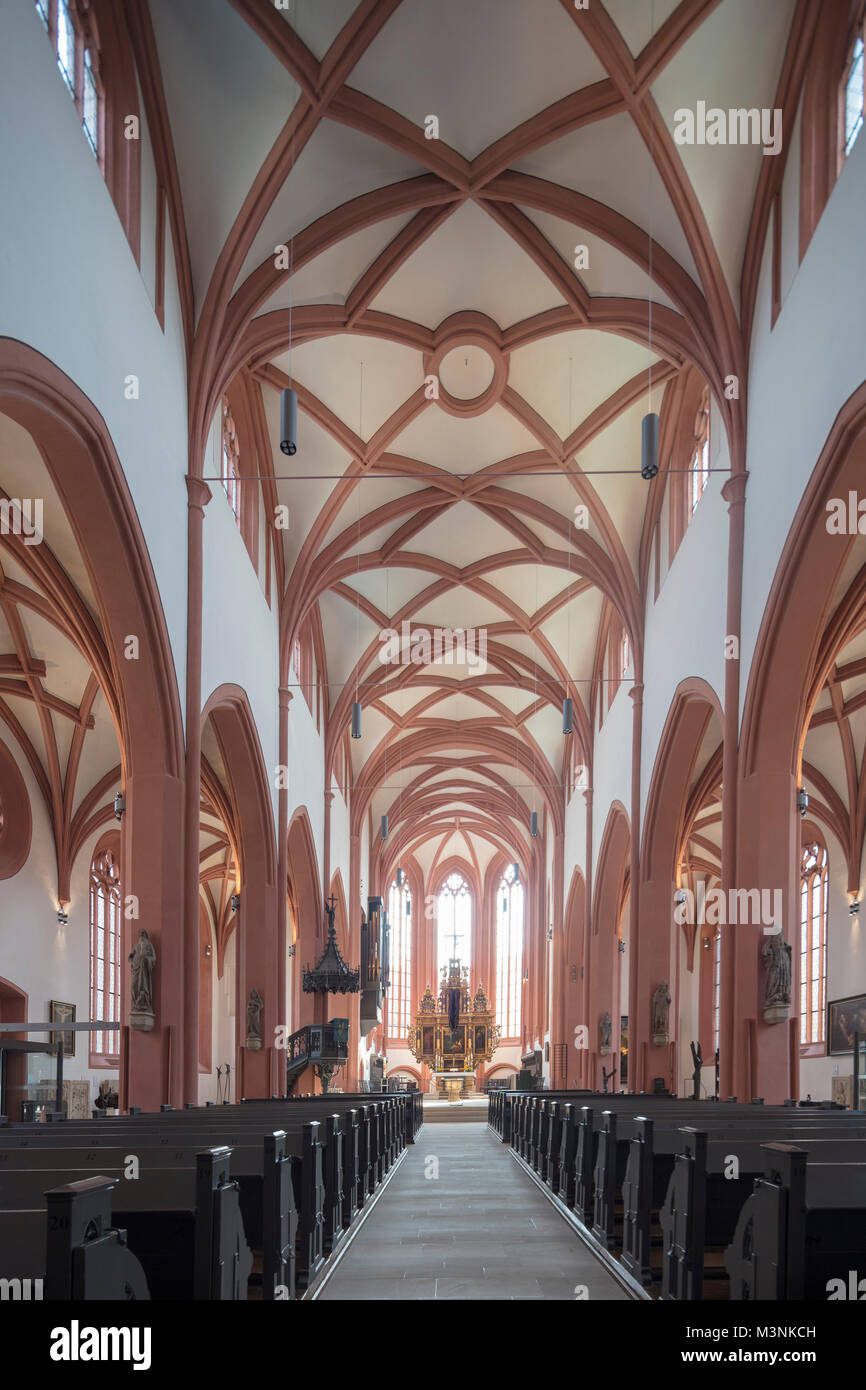 L'orgue, église Stadtkirche, ville de Bayreuth, en Bavière, Allemagne Banque D'Images