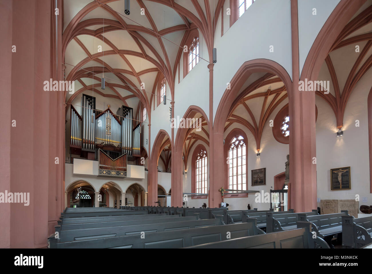 L'orgue, église Stadtkirche, ville de Bayreuth, en Bavière, Allemagne Banque D'Images
