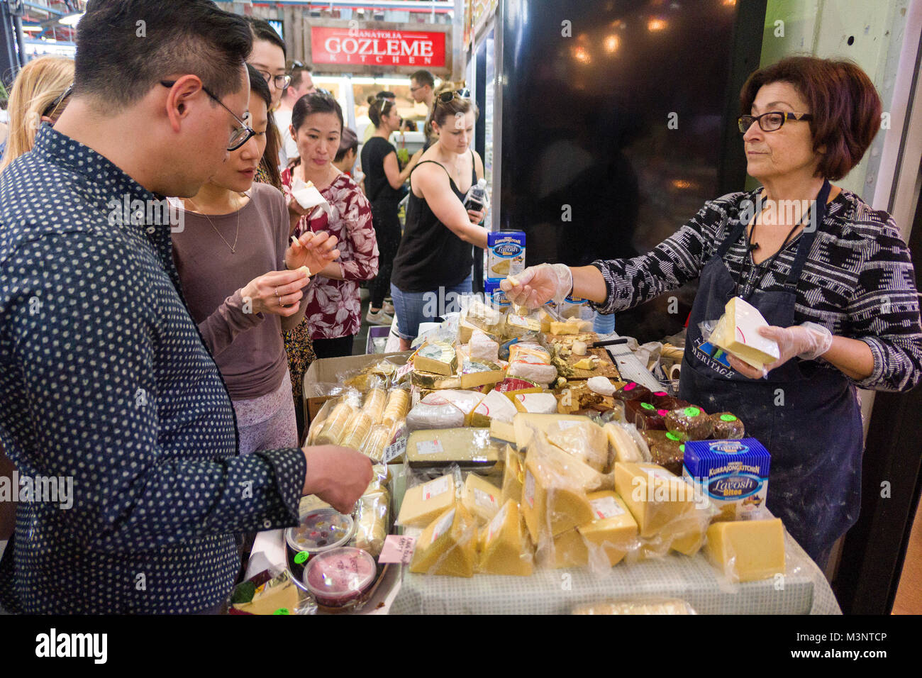 Say Cheese Festival Prahran Market Melbourne Australie Banque D'Images