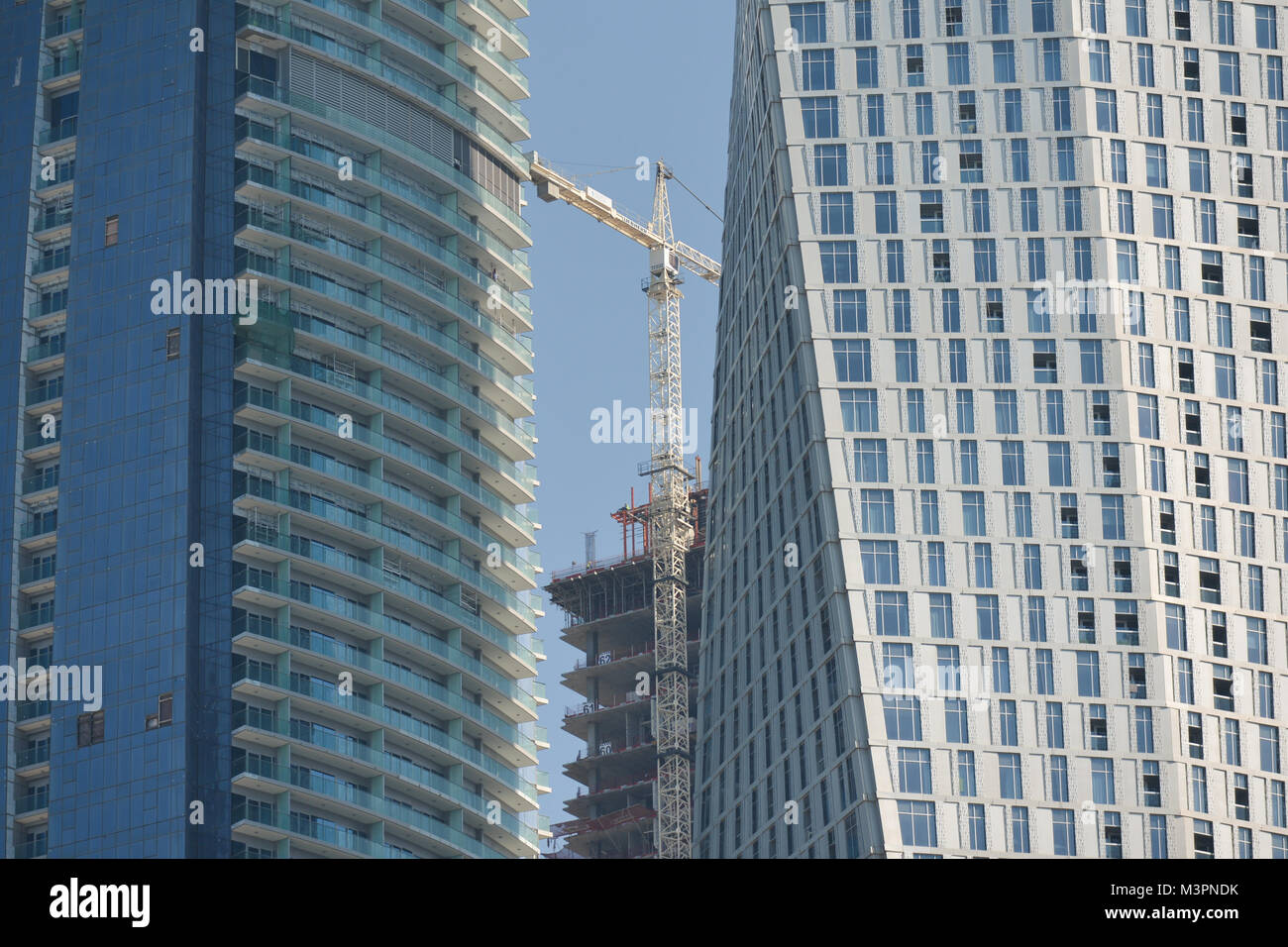 Dubaï, Émirats arabes unis - 11 février, 2018. Les Émirats arabes unis conduit comme un nb.1 dans le marché de la construction dans les pays de Golf, en se fondant sur une nouvelle enquête a révélé en février 2018. Credit : ASWphoto/Alamy Live News Banque D'Images