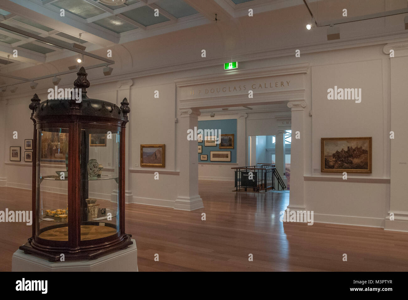 Intérieur de la galerie d'Art de Geelong, Victoria, Australie Banque D'Images