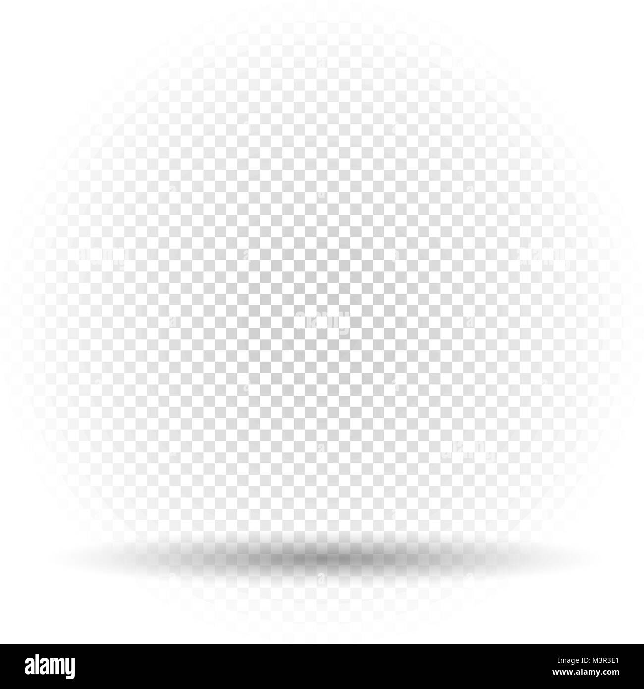 Modèle transparent blanc avec ombre Illustration de Vecteur