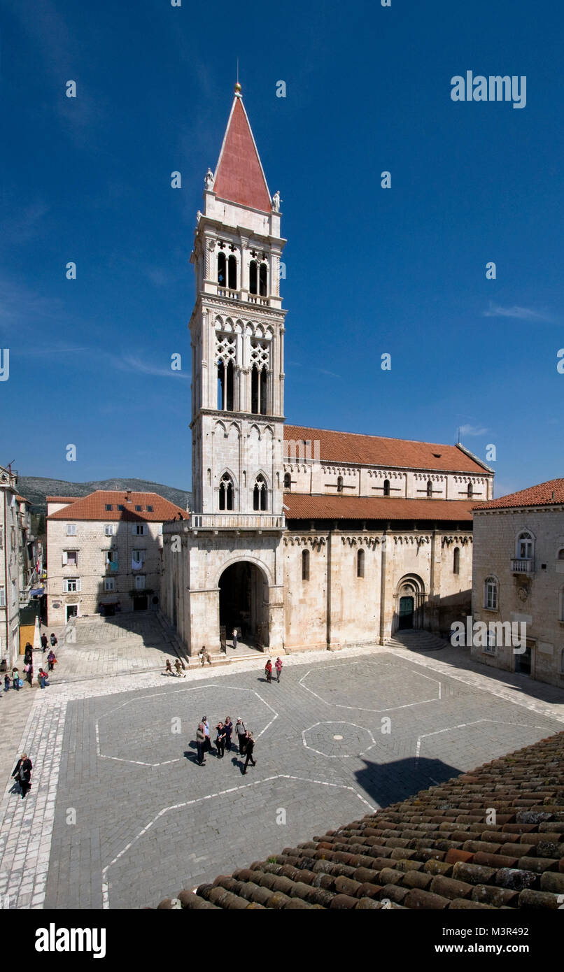 Photo Ancienne Croatie - Trogir - Portail Cathédrale Saint-Laurent - Tirage 1930