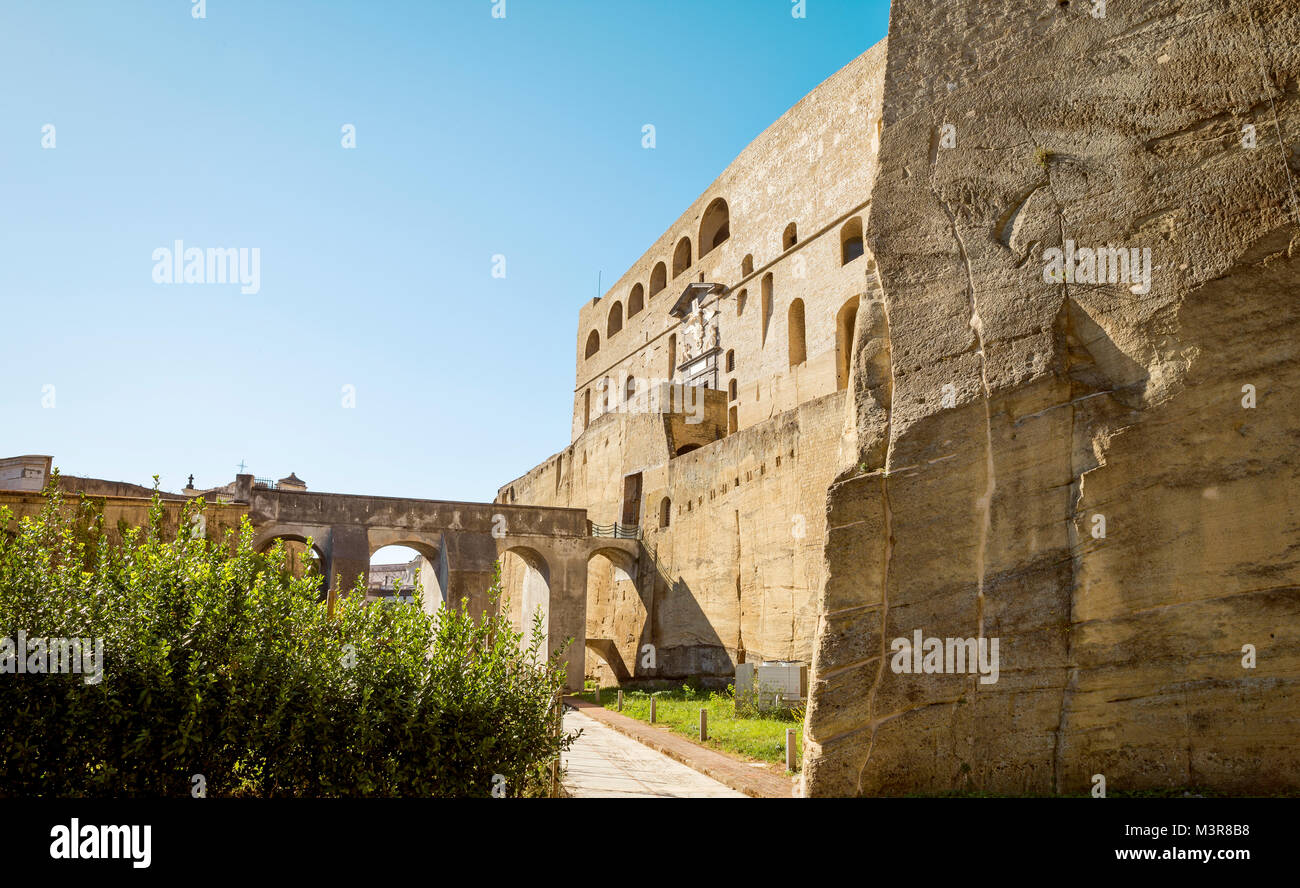 Le Château Sant'Elmo, Naples Banque D'Images