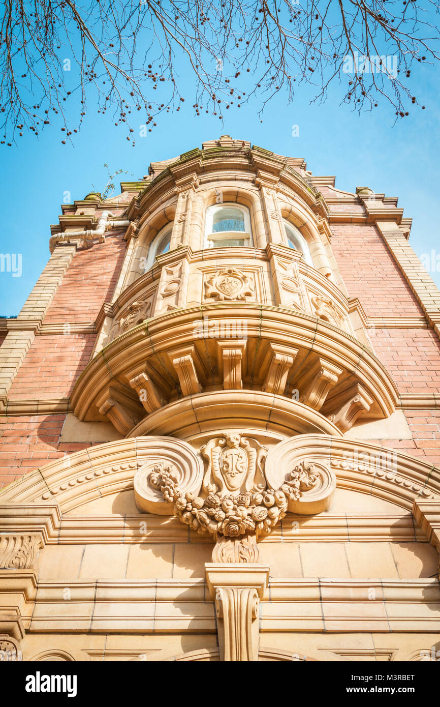 Vue extérieure de l'école des dauphins, bristol uk Banque D'Images