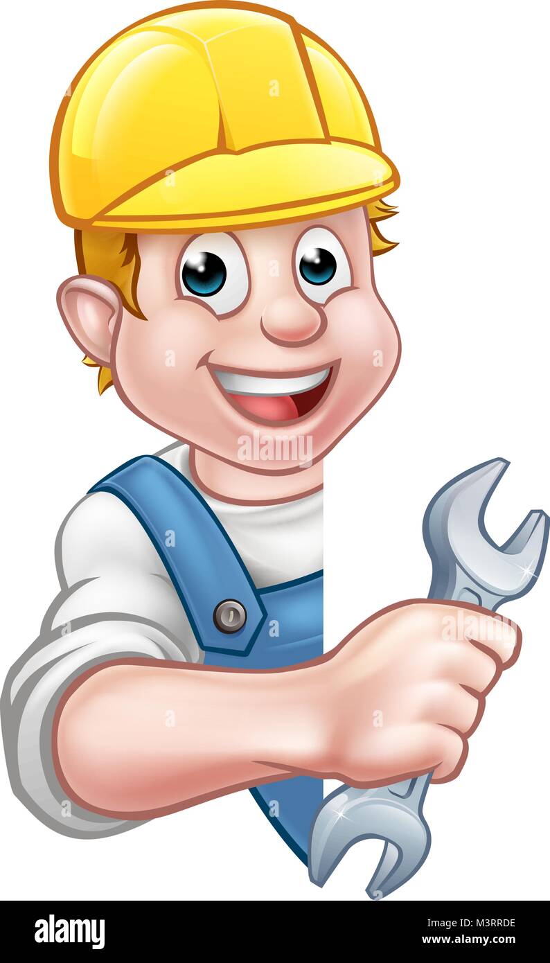 Personnage de plombier Illustration de Vecteur