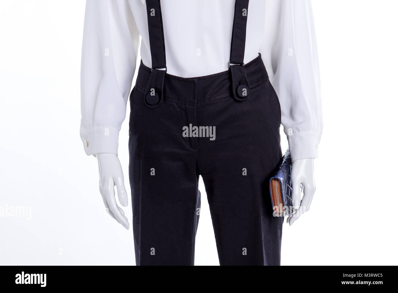 Close up avec bretelles pantalon pour les femmes Photo Stock - Alamy