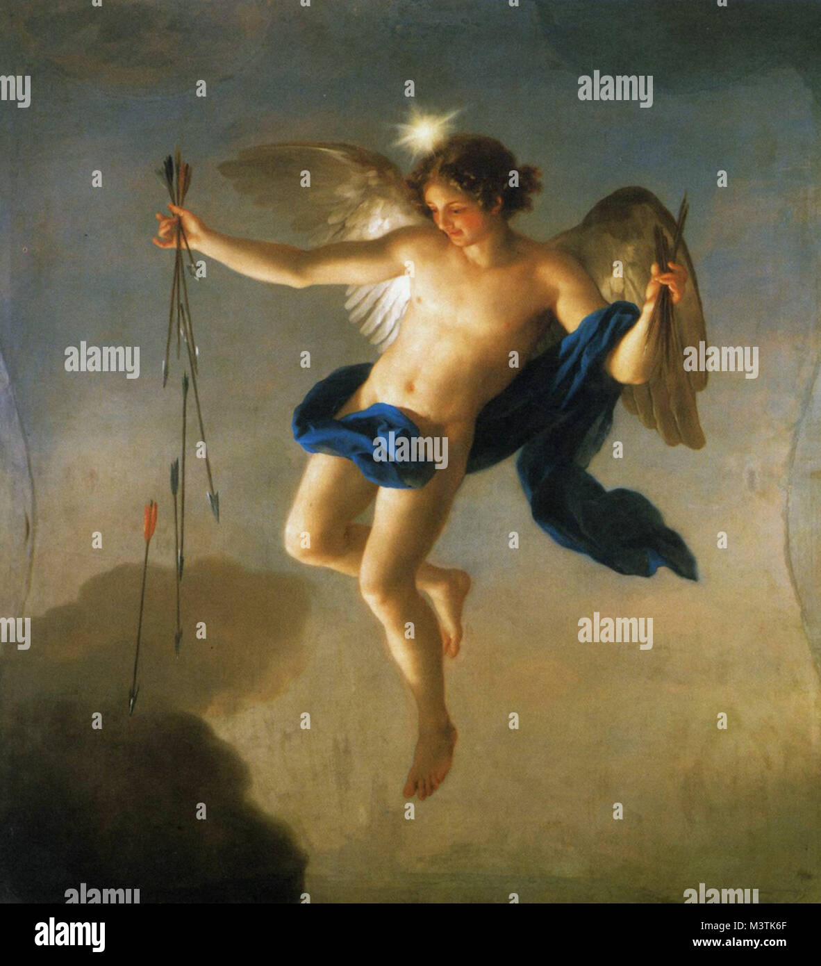 Anton Raphael Mengs Hesperus comme personnification de la soirée Banque D'Images