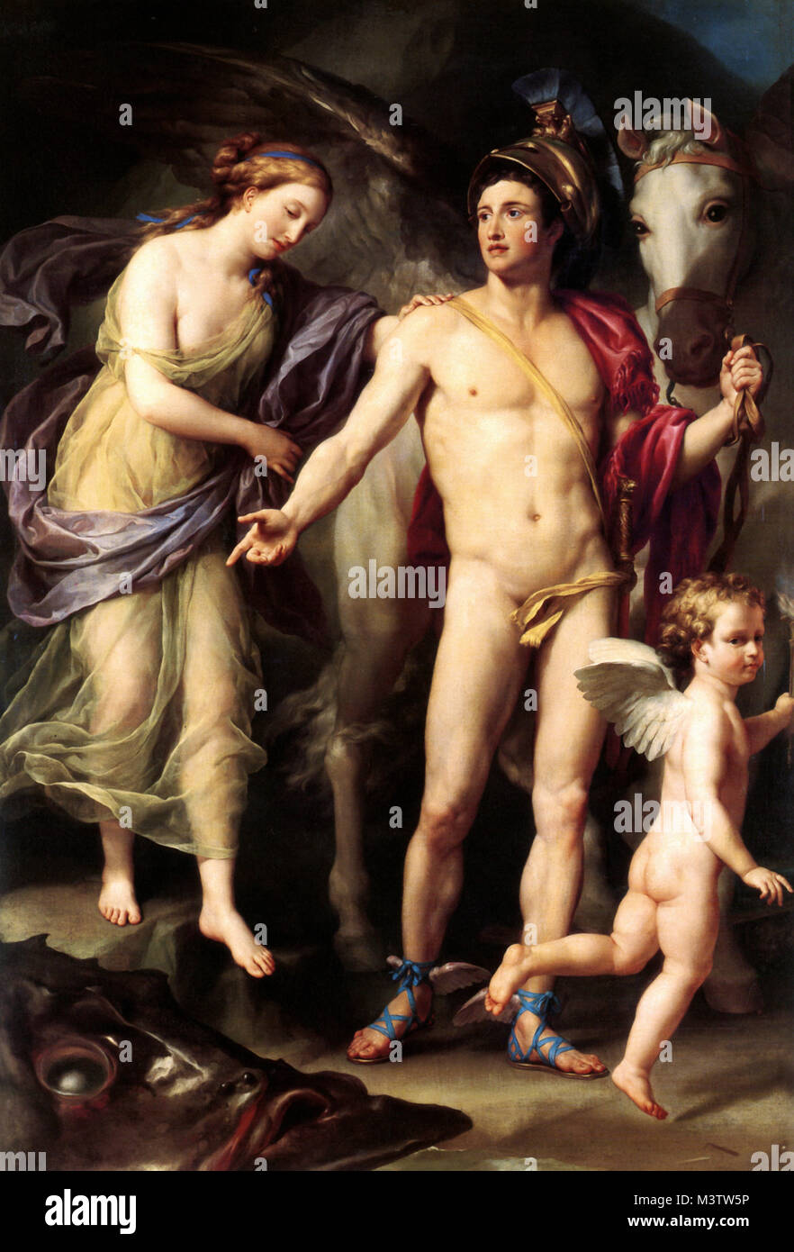 Anton Raphael Mengs - Persée et Andromède Banque D'Images