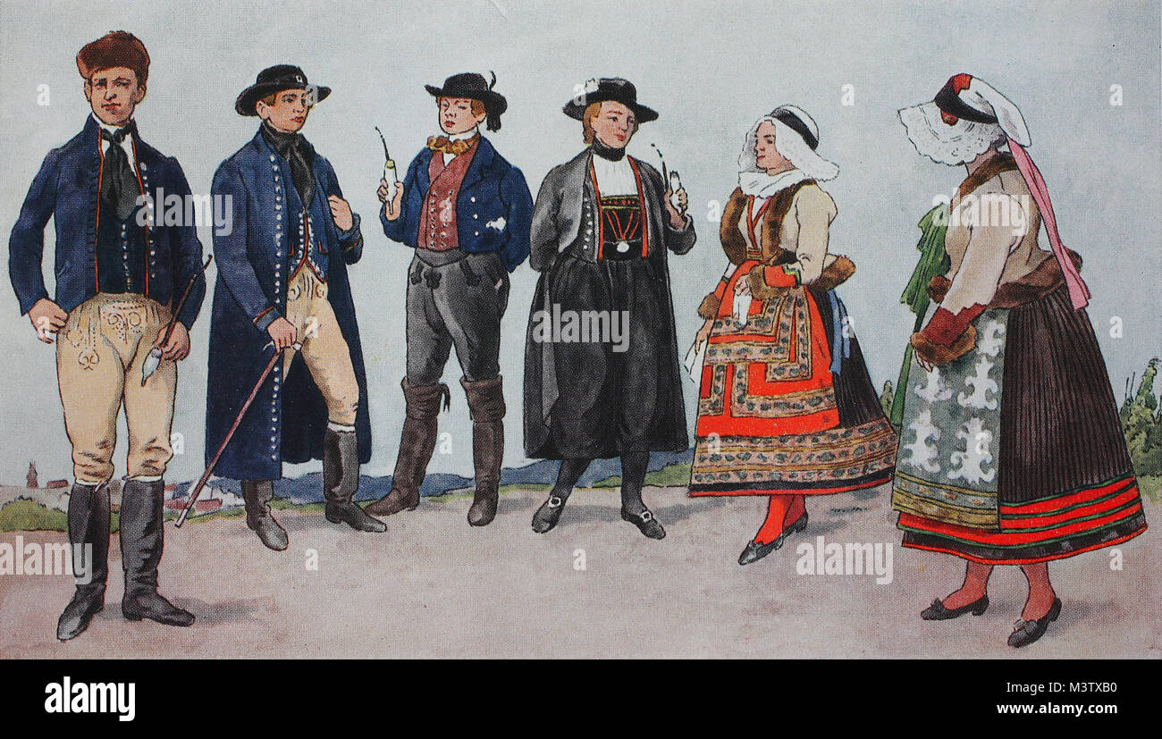Mode allemande 1900 Banque de photographies et d'images à haute résolution  - Alamy