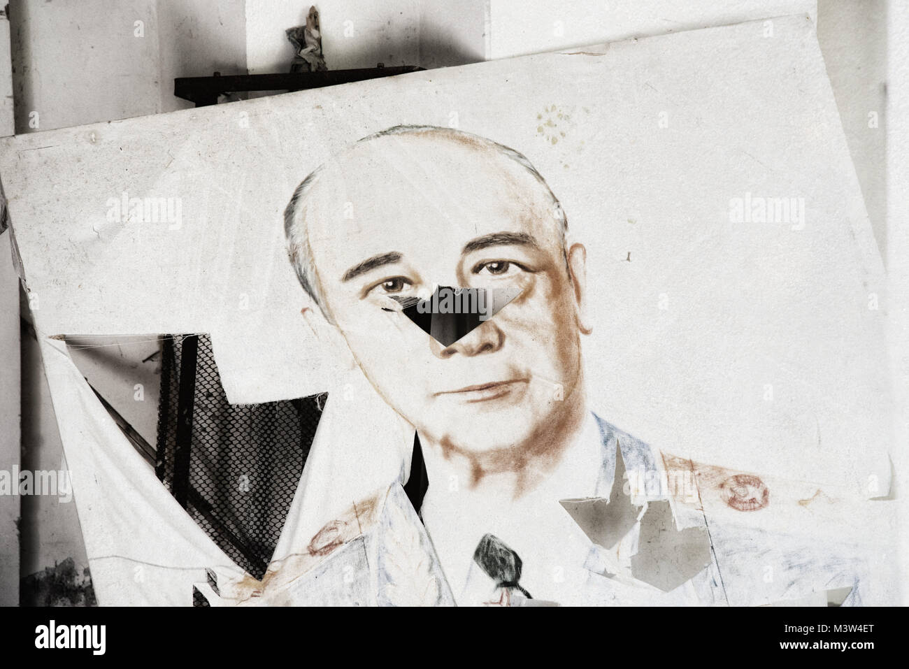 La propagande soviétique de Tchernobyl prises en 2015 Banque D'Images