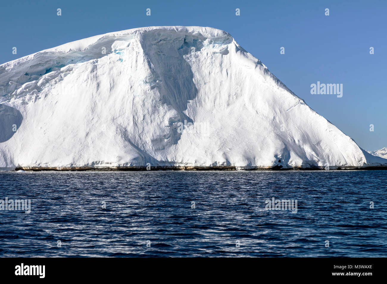 Snow & ice paysage Antarctique couverte Banque D'Images