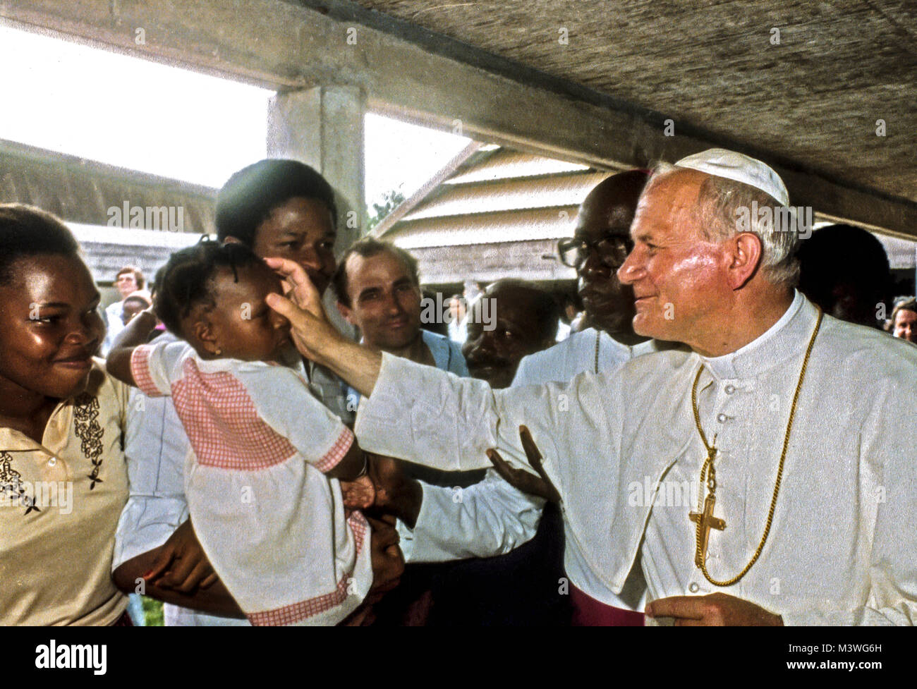 Jean Paul II - 2 mai - 12 mai 1980 - Premier voyage en Afrique Banque D'Images