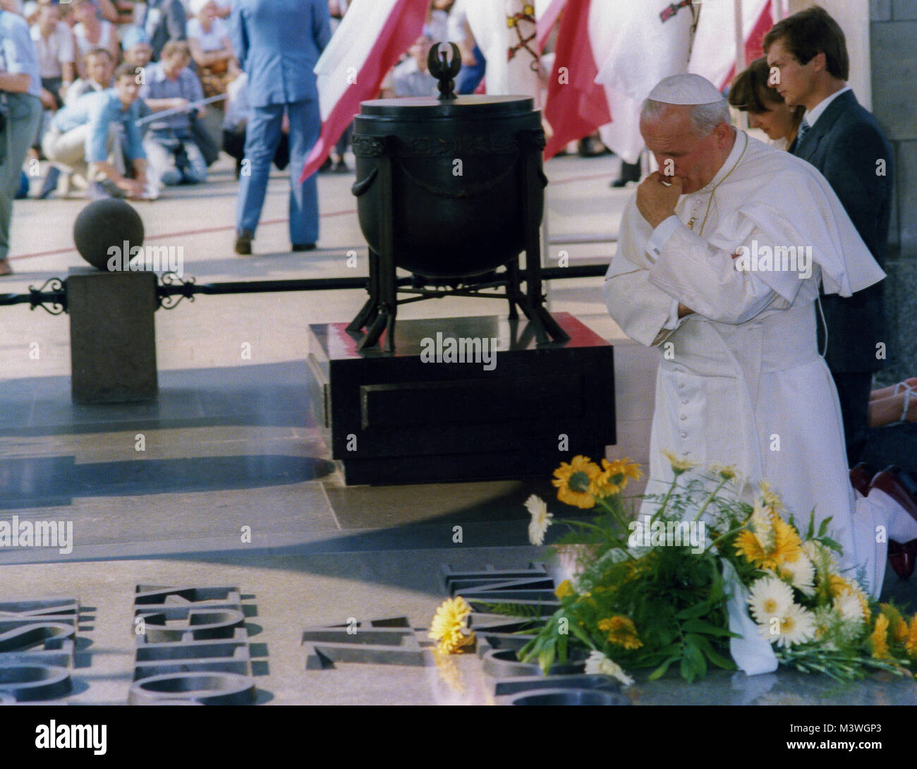 Jean Paul II voyage en Pologne - 2/10 Juin 1979 Banque D'Images