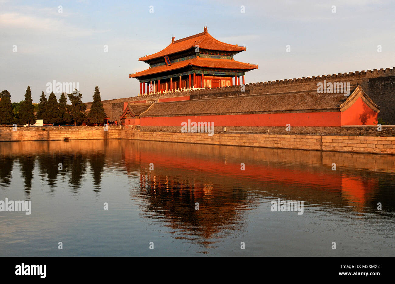 Shenwumen porte de la Cité Interdite, Pékin, Chine Banque D'Images