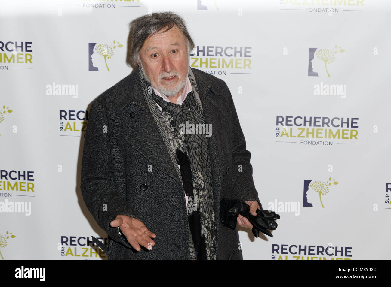 Paris, France. 12 Février, 2018. Jean-françois Balmer acteur assiste à la  xiiième Gala de Charité contre la maladie d'Alzheimer à la Salle Pleyel le  12 février 2018 à Paris, France. Credit :