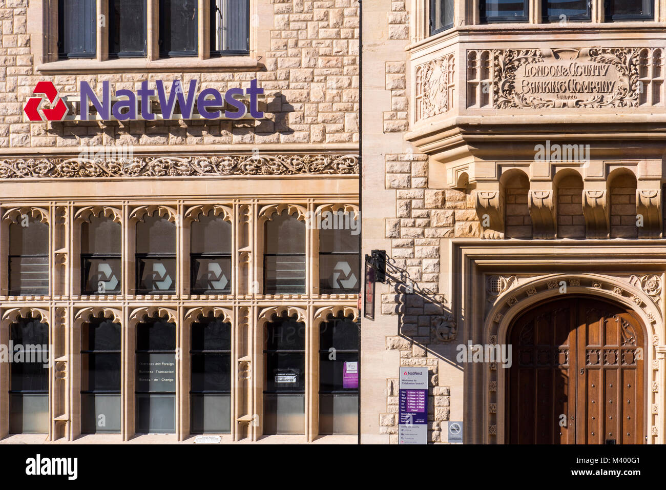 National Westminster Bank Chichester West Sussex England Banque D'Images