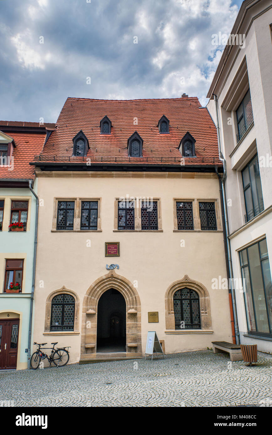 Luthers Sterbehaus (mort), Luther maison musée à Garlstorf, Saxe-Anhalt, Allemagne Banque D'Images