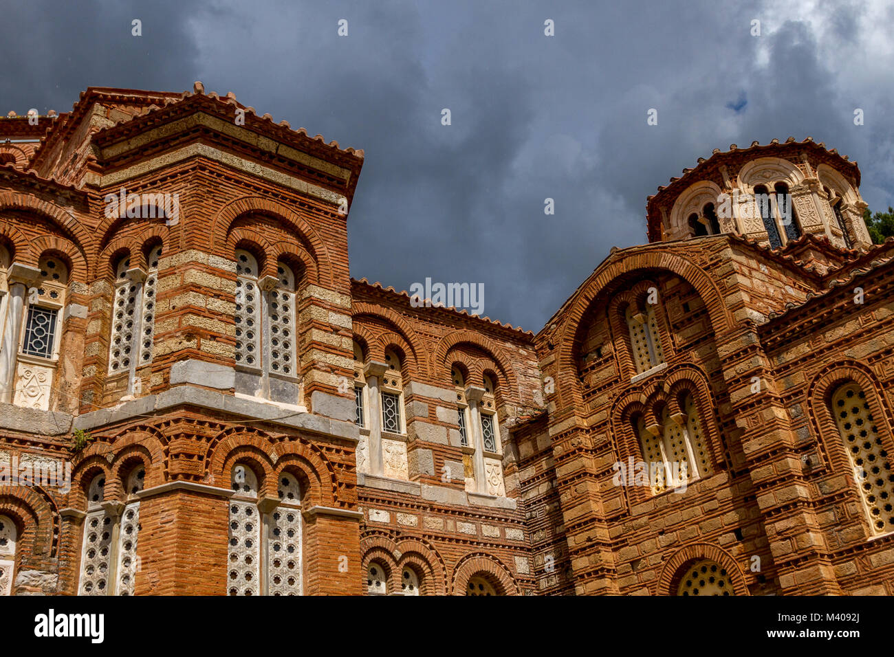 Hosios Loukas, un monastère orthodoxe grec byzantin, un UNESCO World Heritage Site, en Béotie, région de la Grèce centrale. Banque D'Images