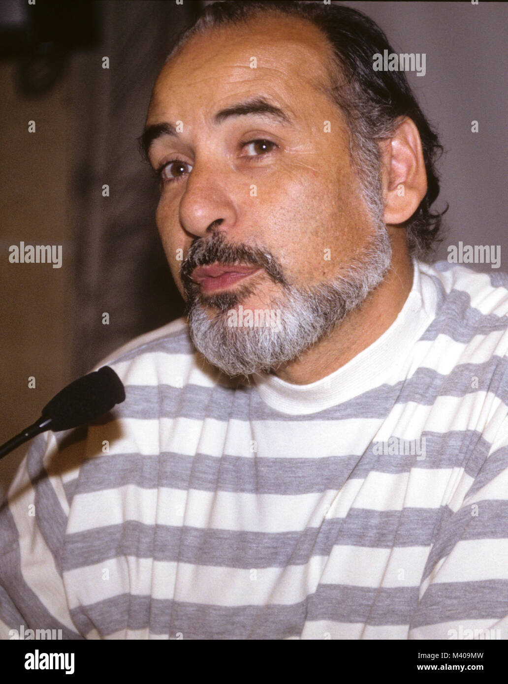 TAHAR BEN JELLOUN Marrocan auteur vivant à Paris en 1993 Foire du livre Gothenburh Banque D'Images