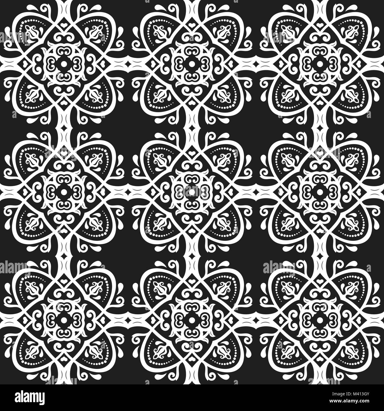 Motif moderne transparente avec des points Banque D'Images
