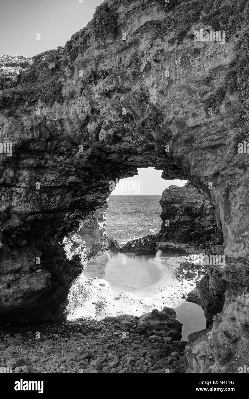 Paysage le long de la Great Ocean Road, Port Campbell National Park, Victoria, Australie Banque D'Images