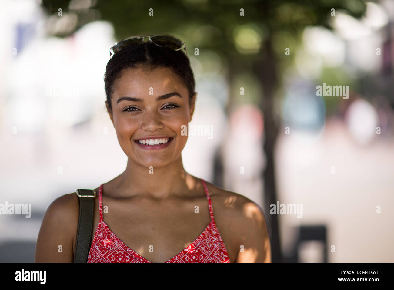 Portrait de jeune femme adulte Banque D'Images
