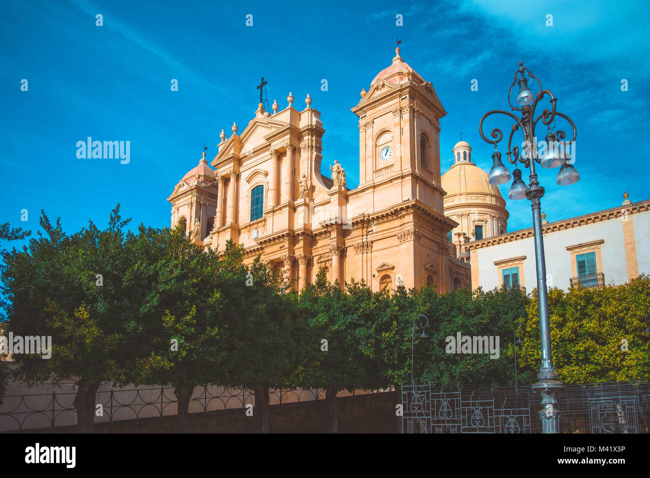 La ville de Noto en Sicile Banque D'Images