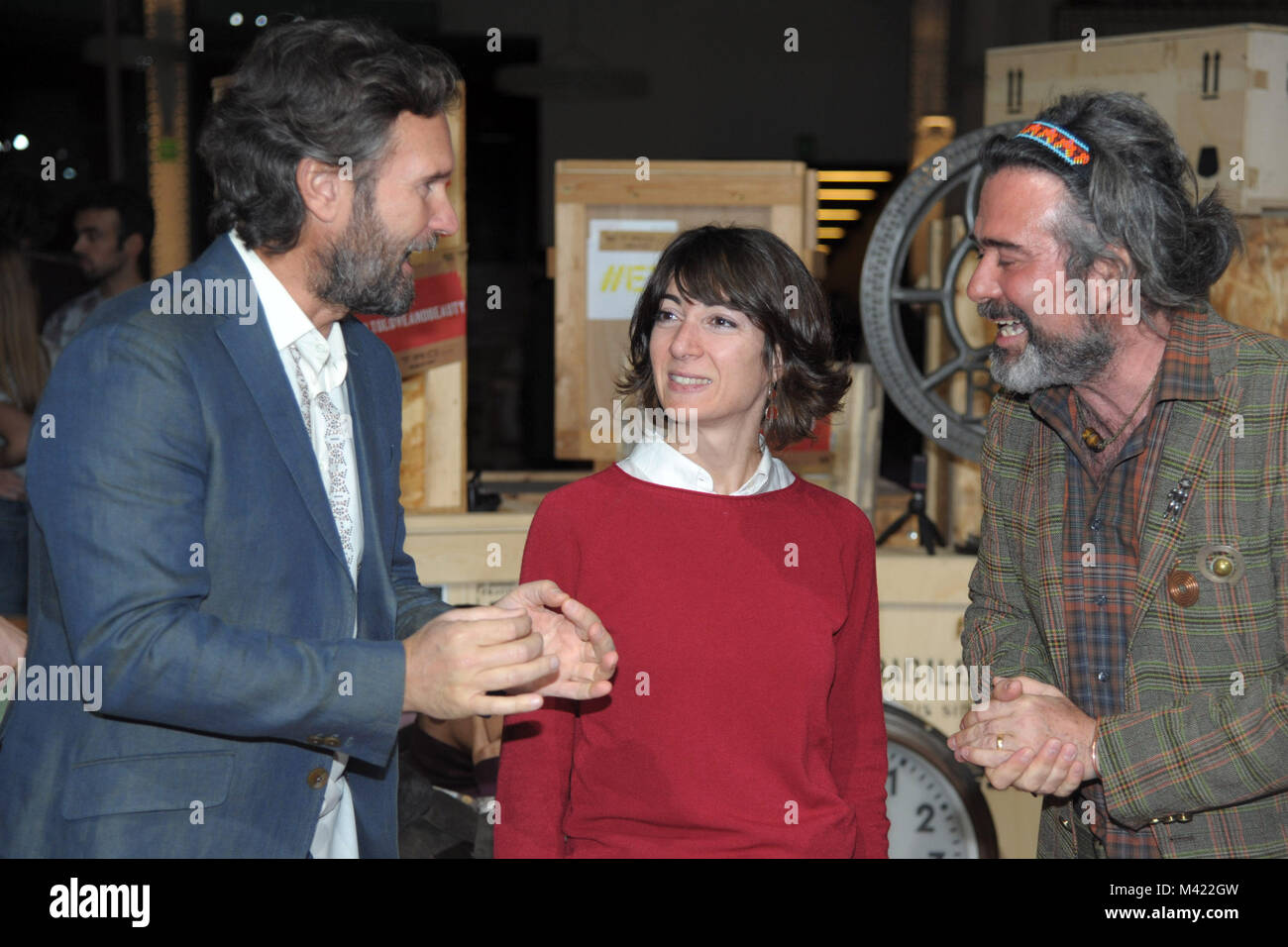 Milan Men's Fashion Week Automne/Hiver 2018/19 - Présentation - Etro comprend : Carlo Cracco, Cristina Tajani, Kean Etro, où : Milan, Italie Quand : 13 Jan 2018 Credit : IPA/WENN.com **Uniquement disponible pour publication au Royaume-Uni, USA, Allemagne, Autriche, Suisse** Banque D'Images