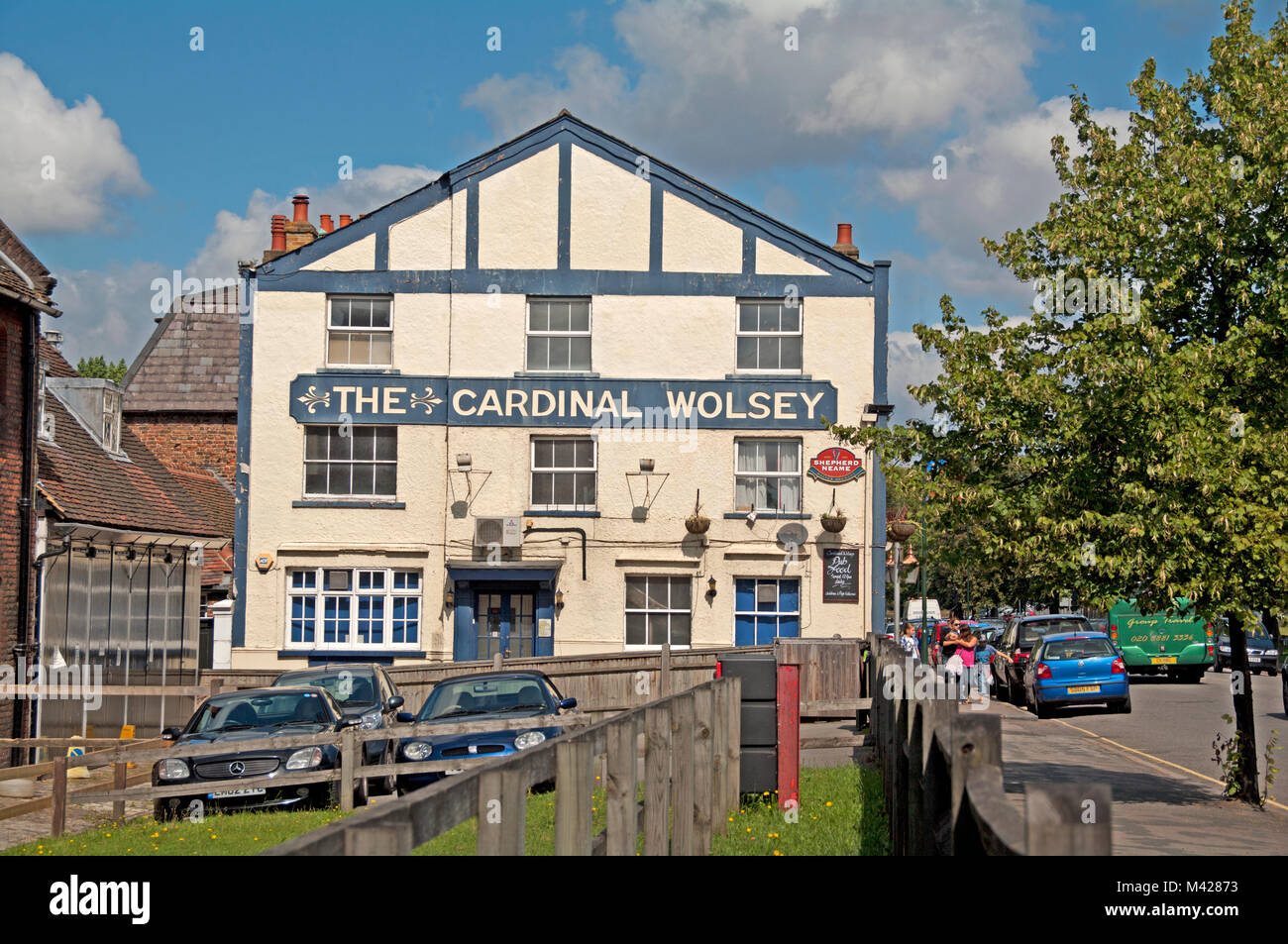 Richmond upon Thames, le Cardinal Wolsey, Pub, East Molesey, Surrey, Angleterre Banque D'Images