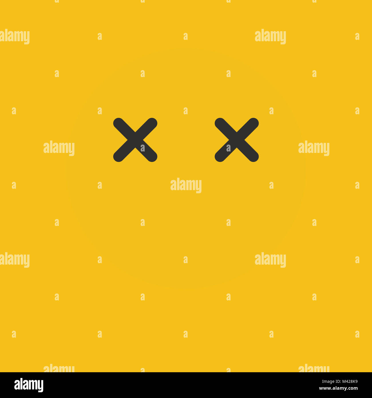 Arrière-plan du caractère d'émoticônes Emoji Banque D'Images