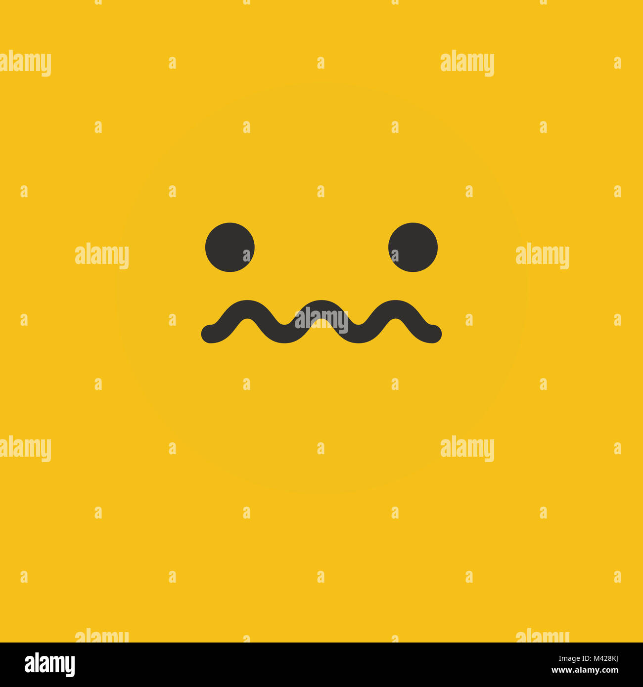 Arrière-plan du caractère d'émoticônes Emoji Banque D'Images