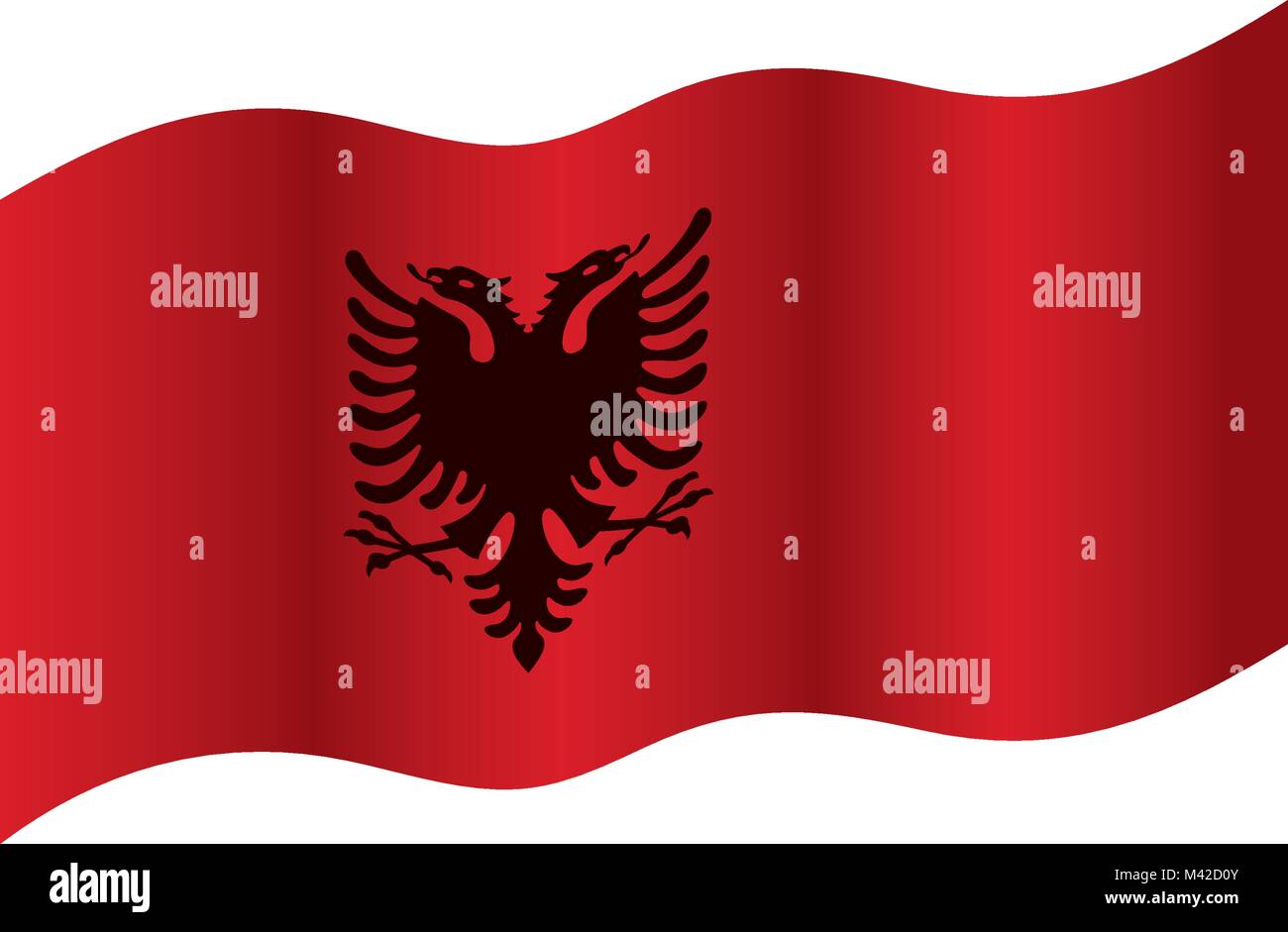 Drapeau de l'Angola, vector illustration Illustration de Vecteur