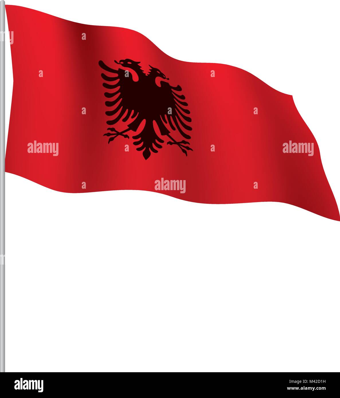 Drapeau de l'Angola, vector illustration Illustration de Vecteur