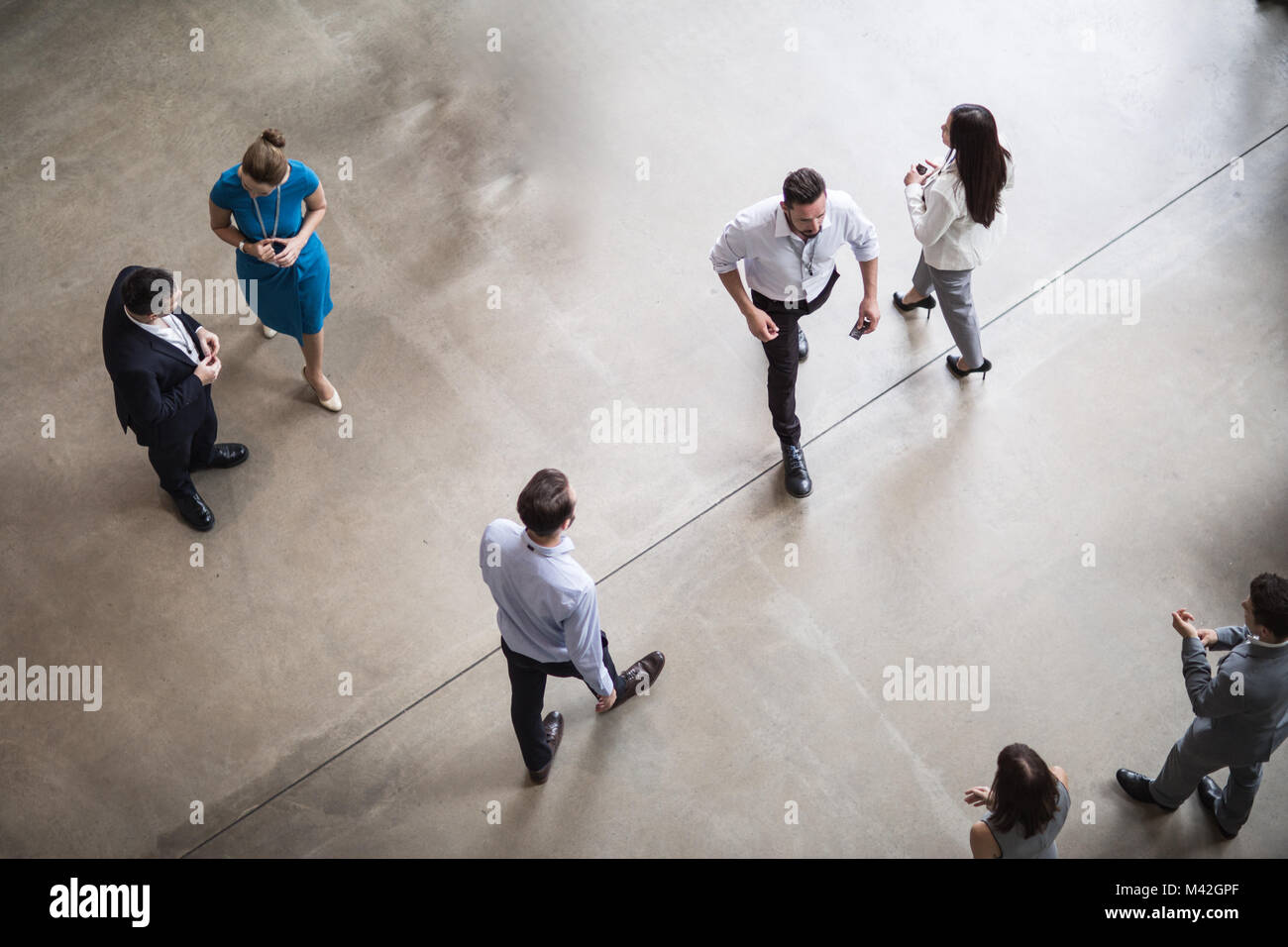 Coup de frais généraux de bureau actif, hall de réception, de l'atrium Banque D'Images Coup de frais généraux de bureau actif, hall de réception, de l'atrium Banque D'Images