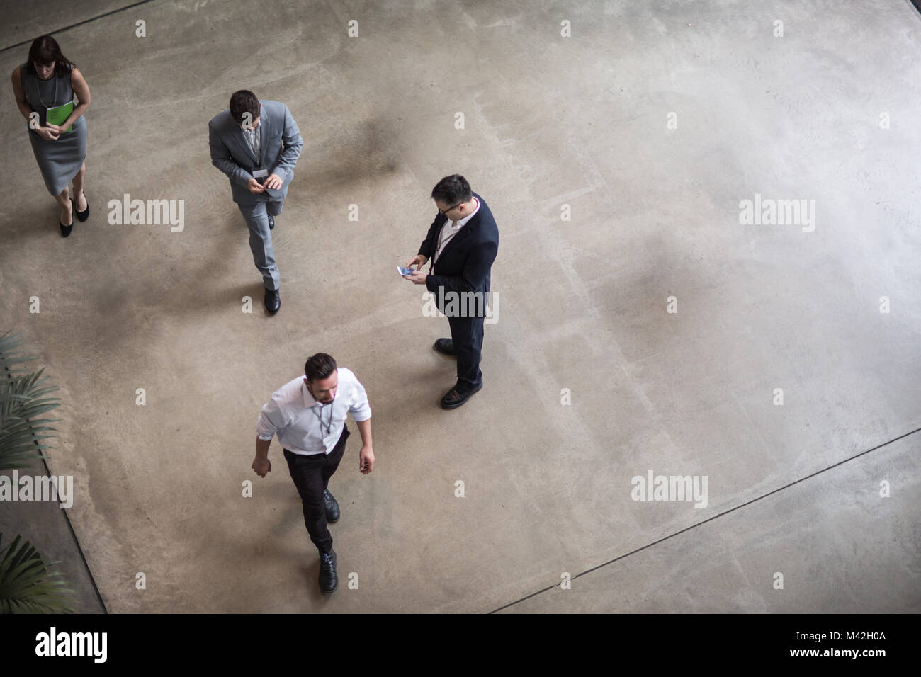 Coup de frais généraux de bureau actif, hall de réception, de l'atrium Banque D'Images Coup de frais généraux de bureau actif, hall de réception, de l'atrium Banque D'Images