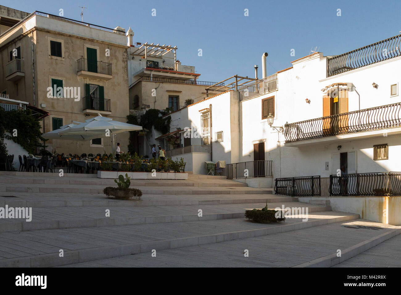 Gargano, Pouilles, Italie. Vieste. Banque D'Images