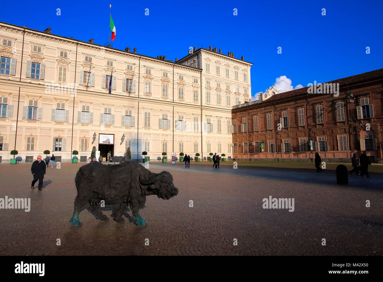 Palais Royal, ville de Turin, Piémont, Italie Banque D'Images